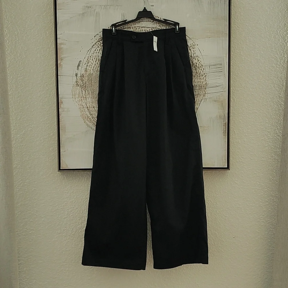 New Banana Republic Linen Wide-Leg Pants Size 4